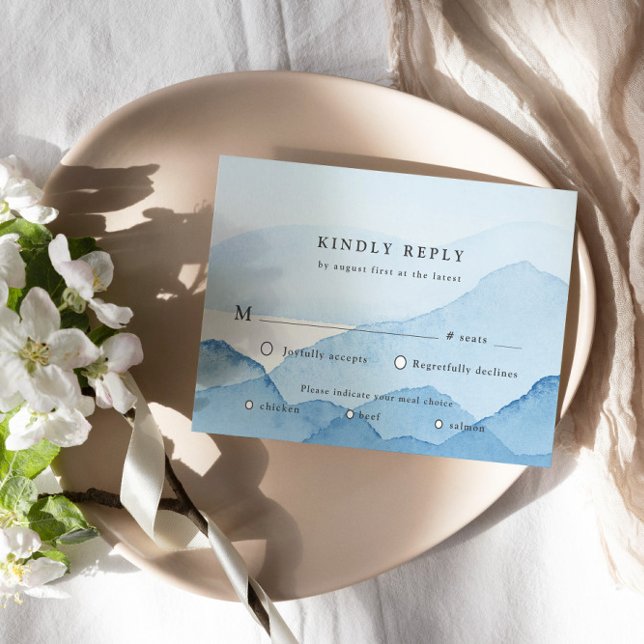 Carte d'intervention RSVP du paysage de la chaîne  (Créateur téléchargé)