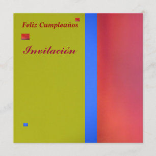 Carte d'Invitación - de Feliz Cumpleaños