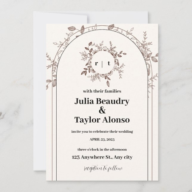 carte d'invitation (Devant)