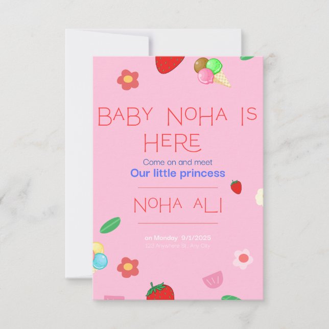 Carte d'invitation (Devant)