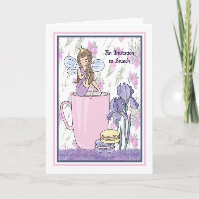 Carte d'invitation à Brunch pour Fils en Droit et  (Devant)