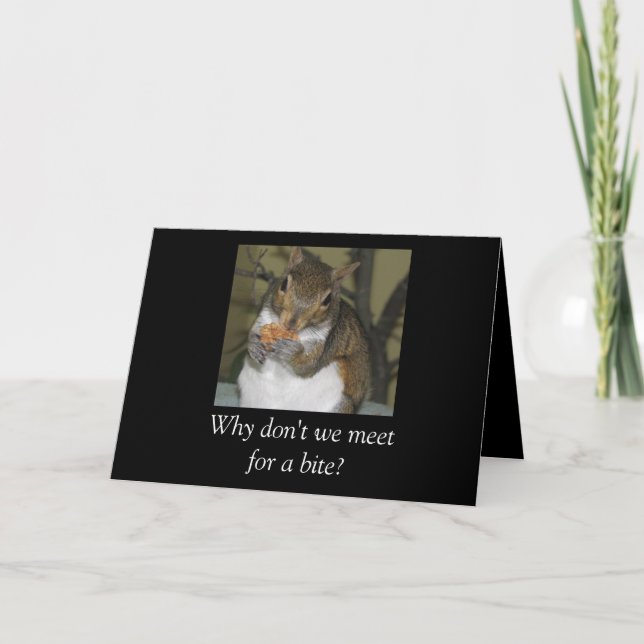 Carte d'invitation à déjeuner "été" (Devant)