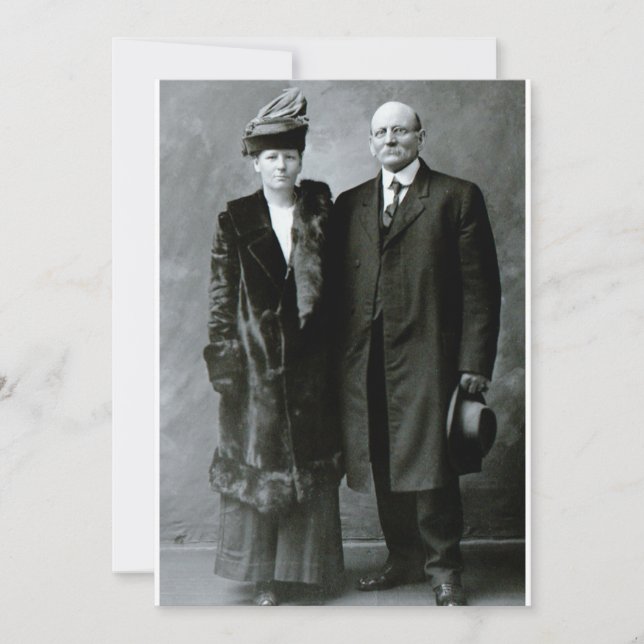 Carte d'invitation à la réunion de famille (Devant)