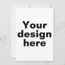 Carte d'invitation à plat customisée, invitation p