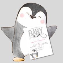 CARTE D'INVITATION À UNE BABY SHOWER POUR UNE NAIS