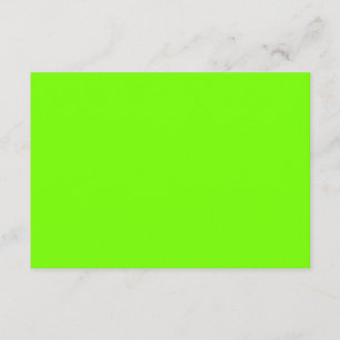 carte d'invitation blanche fluorescente