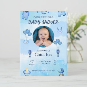 carte d'invitation - carte Baby shower
