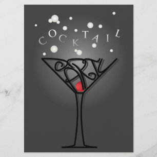 Carte d'invitation Cocktail