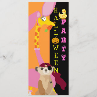 Carte d'invitation Cute Halloween - Personnalisabl