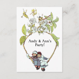 Carte d'invitation d'Andy