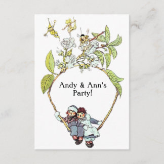 Carte d'invitation d'Andy