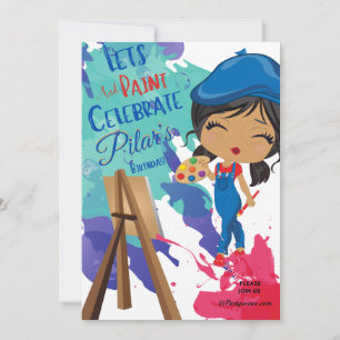 Carte d'invitation d'anniversaire