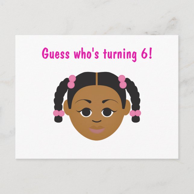 Carte d'invitation d'anniversaire #FierDêtreNature (Devant)