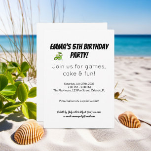 Carte d'invitation d'anniversaire   Invitation de 