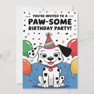 Carte d'invitation d'anniversaire personnalisée Da