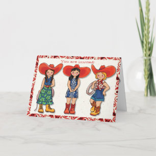 Carte d'invitation de fête d'anniversaire de