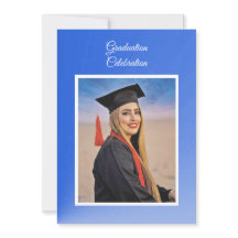 Carte d'invitation de fête de remise de diplômes à