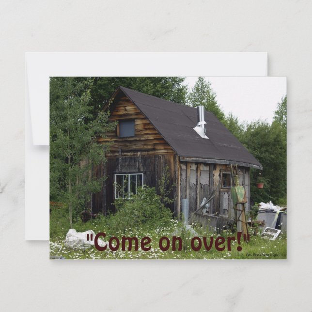 Carte d'invitation de la fête du réchauffement de  (Devant)