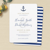 Carte d'invitation de l'Ancre bleue Date