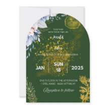 Carte d'invitation de mariage