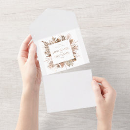 Carte d'invitation de mariage
