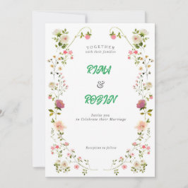 carte d'invitation de mariage