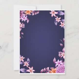 Carte d'invitation de mariage anniversaire de cart
