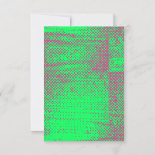 Carte d'invitation de mariage en demi-teinte néon