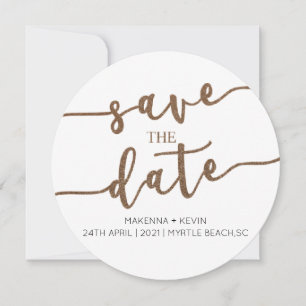 CARTE D'INVITATION DE MARIAGE SAUVEGARDEZ LA DATE
