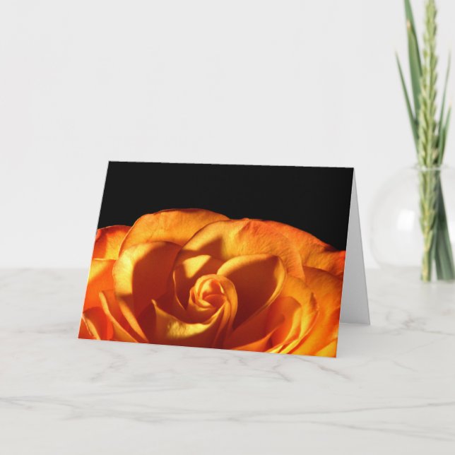 Carte d'invitation de mariage Sunset Rose (Devant)