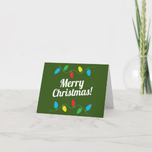 Carte d'invitation de Noël traditionnelle simple
