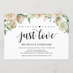 Carte d'invitation de réception de mariage printan