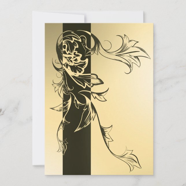 Carte d'invitation de voeux (Devant)