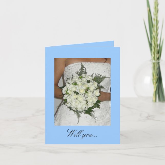 Carte d'invitation... demoiselle d'honneur (Devant)