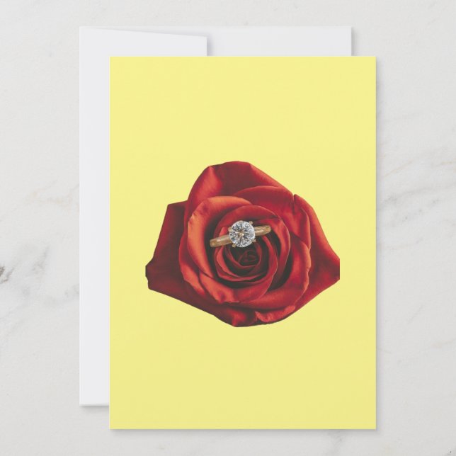 Carte d'invitation du 50e anniversaire du Mariage (Dos)