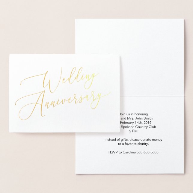 Carte d'invitation élégante pour anniversaire de m (Affichage)