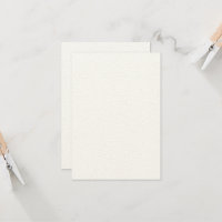 Carte d'invitation en feutre écru rustique 8,9 cm 