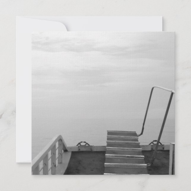 Carte d'invitation/Félicitations - Photo version T (Devant)