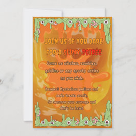 Carte d'invitation Halloween mince