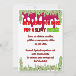 Carte d'invitation Halloween mince