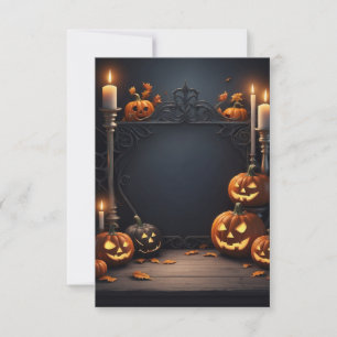 Carte d'invitation Halloween vide