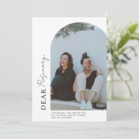 Carte d'invitation Minimaliste Arch Photo