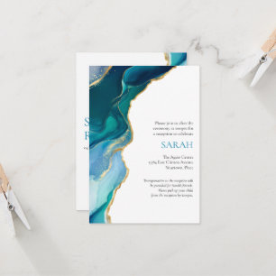 Carte d'invitation ou encart de réception pour Bar