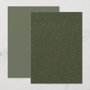 Carte d'invitation personnalisée Moss Green