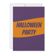 Carte d'invitation personnalisée pour Halloween