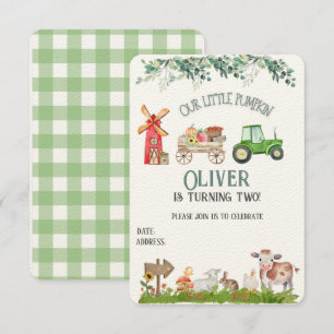 Carte d'invitation personnalisée pour l'anniversai