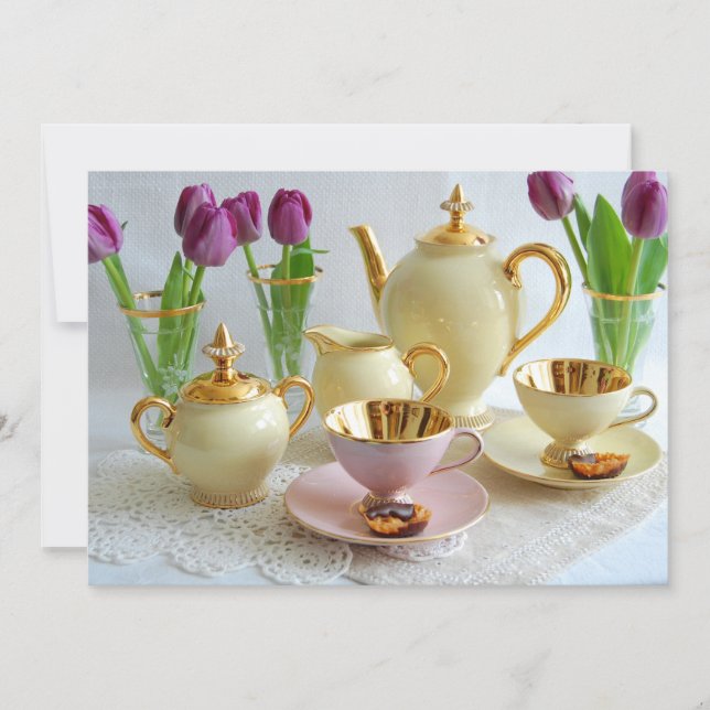 Carte d'invitation personnalisée pour le matin du  (Devant)