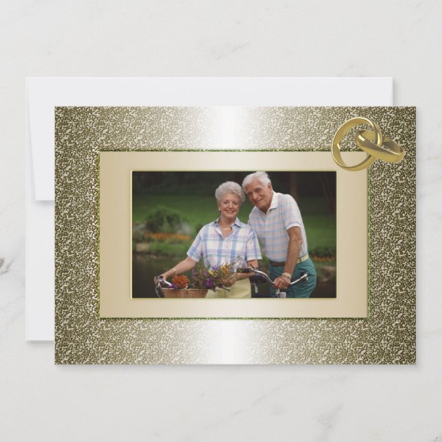 Carte d'invitation personnalisée pour un anniversa (Devant)