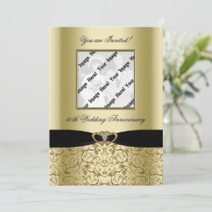 Carte d'invitation photo pour les noces d'or