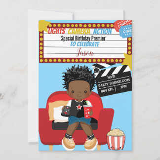 Carte d'invitation Poppin Birthday 2